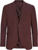 JACK&JONES JPRFRANCO BLAZER NOOS Heren Colberts Bitter Chocolate Polyester/Viscose/Elastaan Maat 52