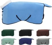 vidaXL Paardendeken Volledig Aqua 115 cm Polar fleece