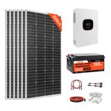 VEVOR Kit solaire complet hors réseau 1200W 24V