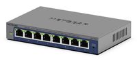 NETGEAR GS108Ev4 - 8-Port Gigabit Ethernet Switch - Unmanaged - L2/L3 - Grey