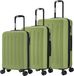 Flexot Trolley à coque rigide F-3045 (Gr. M, L, XL) – Ensemble de valises – Coque rigide en ABS, 4 roues, Valise robuste et moderne avec quatre roues à 360° et serrure à combinaison