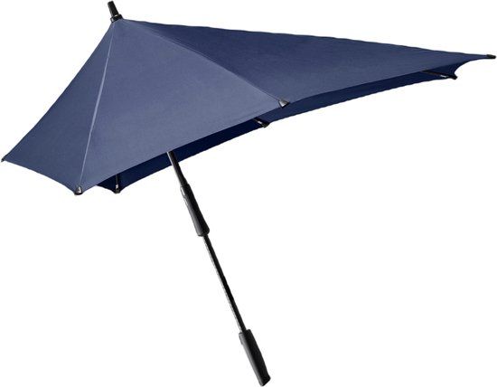Senz XXL Stick Storm Umbrella - Blauw - Unisex - 2 jaar garantie