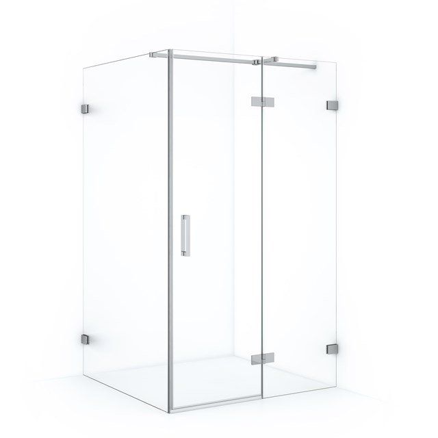 Maxaro Douchecabine Diamond 120x110cm 8mm Helder Veiligheidsglas Chroom met Draaideur