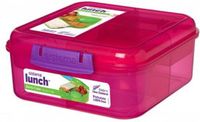 Sistema Lunch Bento Cube lunchbox 1,25L rose-violet