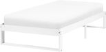 Beliani TALAIRAN - Eenpersoonsbed - Wit - 90 x 200 cm - Dennenhout