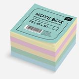 Interdruk Memo Cube - Glued Sheets - 85 x 85 x 50 mm (~500 Sheets) - Coloured