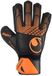 Uhlsport Fangmaschine Soft Resist+ Flex Frame Keepershandschoenen Oranje,Zwart 5.5