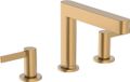 Hansgrohe Finoris - Wastafelkraan, 3-gats installatie, met afvoerplug Push-Open, EcoSmart, geborsteld brons 76033140