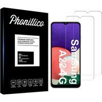 Phonillico® Samsung A22 4G Gehard Glas Schermbescherming [Pack 2]