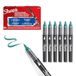 Sharpie Creative Marker Acrylverfmarkers | Brushtip | Verfmarkers op waterbasis | Inkt loopt niet door en geschikt voor de meeste oppervlakken | Smaragdgroen | 6 stuks