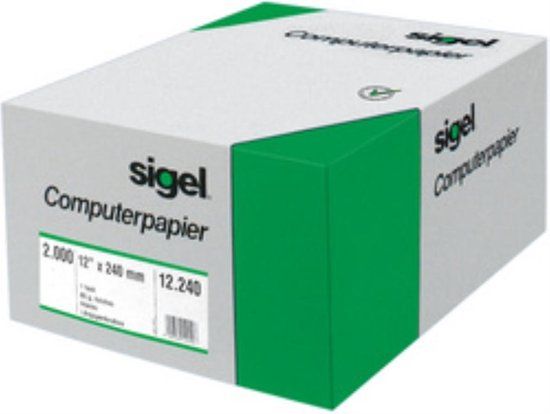 Sigel 12238 - Universal - 2000 sheets - 80 g/m² - White - ECF