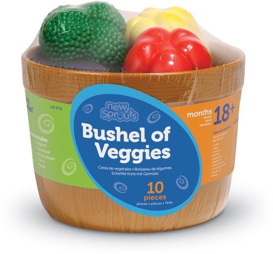 Learning Resources New Sprouts Groentebos - Rollenspel Voedselset - 18 maanden+