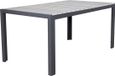 SenS-Line Jersey Tuintafel Grijs 160x90 Cm