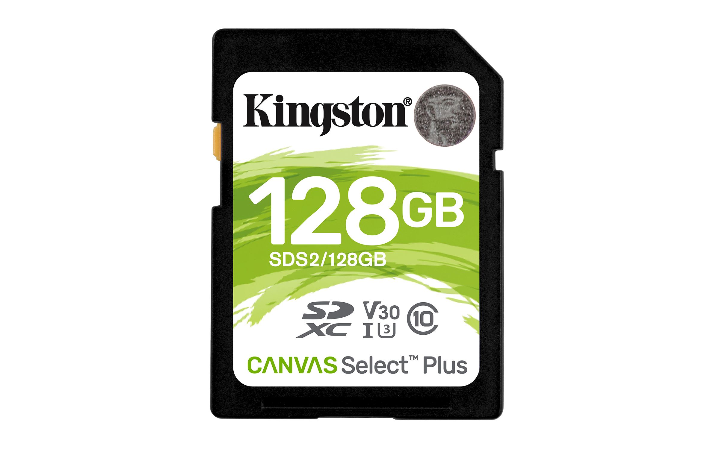Kingston Canvas Select Plus 128GB SDXC - 100MB/s - UHS-I - V30