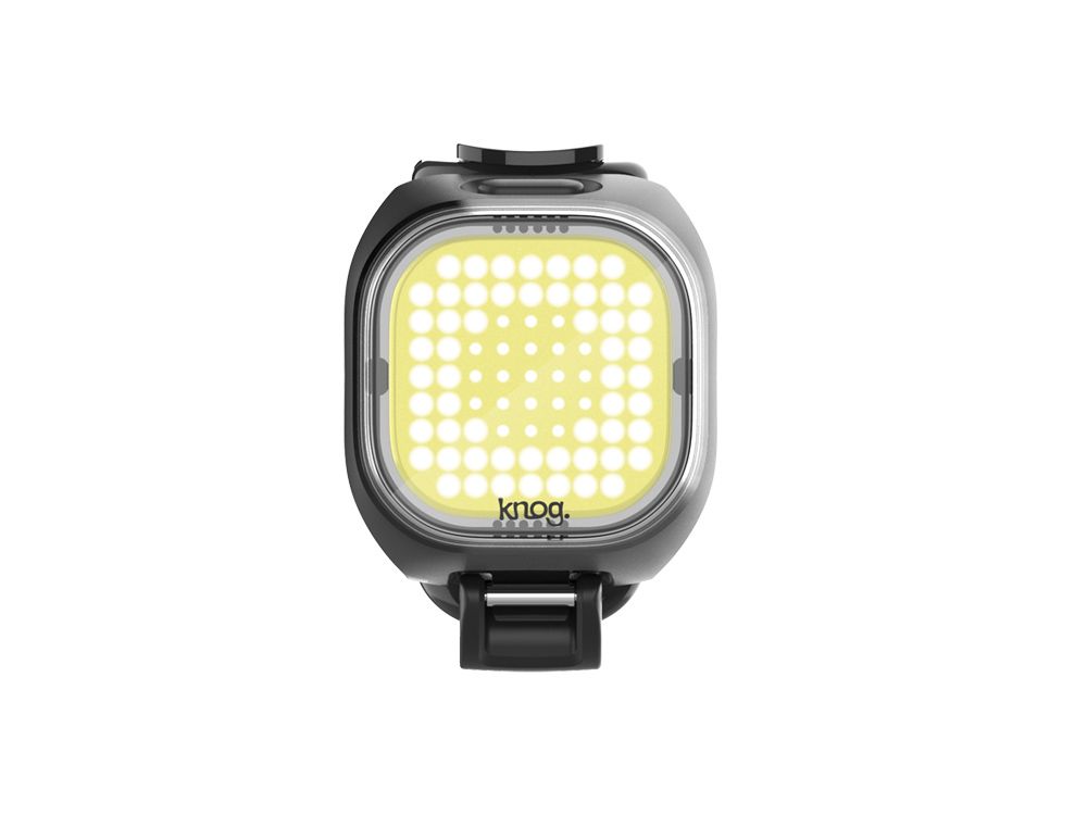 Knog Blinder Mini Square Voorlicht - 50 lm - Grijs