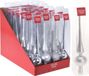 Koopman International Christbaumspitze 29cm 3ass Silber Kunststoff Kegel