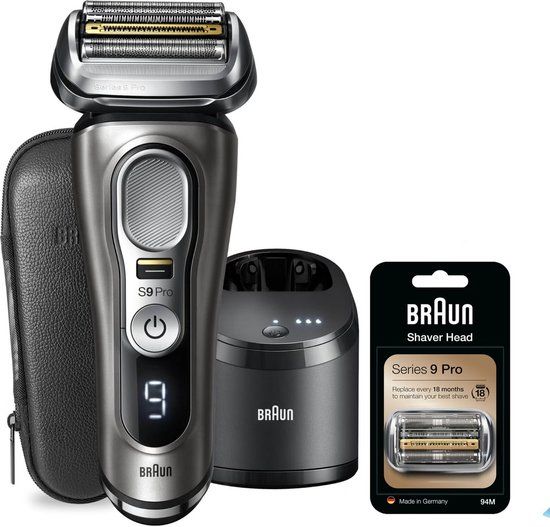 Braun Series 9 Pro 9465cc Elektrisch scheerapparaat - Zwart/Zilver