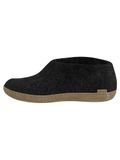 Glerups Schoen met leren zool-Zwart-35
