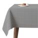Martina Home TEFLONIERTE Tafelkleed Petit Vichy Donkergrijs 140 Rond