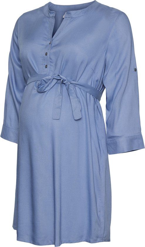 MAMA.LICIOUS MLMERCY LIA 3/4 WOVEN TUNIC - Women's Tunic - Size S - English Manor