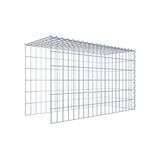 Gabionne d'attelage Type 4 100 cm x 60 cm x 40 cm (L x H x T), maille 5 cm x 10 cm, spirale