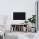 Maison Exclusive - meuble TV, gris Sonoma, 100x35x40 cm, panneau de particules