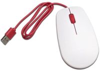 Raspberry Pi® Mouse 2 Muis USB Optisch Wit, Rood 3 Toetsen