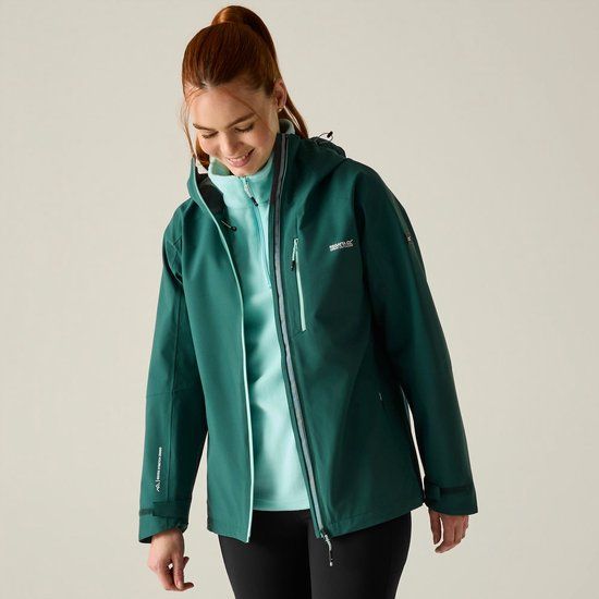 Regatta Birchdale II Dames Jas Groen Polyester Waterdicht