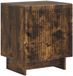vidaXL Nachtkastje Gerookt eiken 43 x 34,5 x 50 cm Bewerkt hout