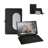 Penoval Google Pixel Tablethoes 11 inch (2023), siliconen hoes, verstelbare kijkhoek, gemakkelijk mee te nemen, beschermhoes compatibel met oplaadluidsprekerdock (zwart)