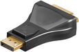 Microconnect DPDVI Adapter Displayport naar DVI Mannelijk naar Vrouwelijk Grijs