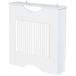 Homcom Housse de radiateur 78X19X82 cm MDF avec étagère anti-basculement moderne pour salon