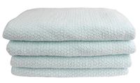 Everplush Handdoekenset, microvezel, groene munt, set van 2 badlakens (35 x 66 inch)