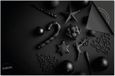 Dietrix Inductie Beschermer - 78x52cm - Zwart Ornamenten Kerst