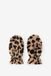 Sissy-Boy Bruine Teddy Wanten Met Leopard Print