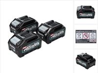 Makita 3x BL4040 40V Max 4.0Ah XGT Li-ion batterie (3x 191B26-6) IP64 avec indicateur LED