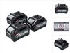 Makita 3x BL4040 40V Max 4.0Ah XGT Li-ion batterie (3x 191B26-6) IP64 avec indicateur LED
