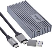 InLine USB4 M.2 SSD-behuizing, USB-C naar M.2 NVMe, 40Gb/s, Aluminium