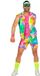 Wilbers & Wilbers Aerobic dude 80's-90's outfit Barbie & Ken - Multikleur - Maat 52-54 (L)
