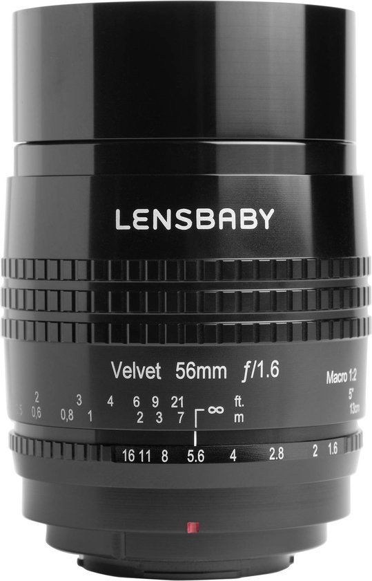 Lensbaby Velvet 56 black Canon RF - 0858285007524