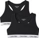 Calvin Klein Bh's Katoen/Elastaan Zwart Herfst/Winter 2026 Set van 2 Maat 8-10