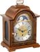 HERMLE Tafelklok, hout, walnoot bruin, 30cm x 21cm x 14cm