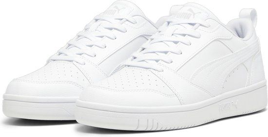 PUMA Rebound v6 Low Unisex Sneakers - PUMA White-Cool Light Gray - Maat 45
