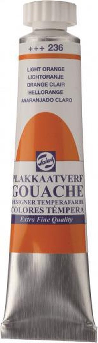 Talens C080-42362 Talens Gouache - ondoorzichtige aquarel - 20ml lichtoranje