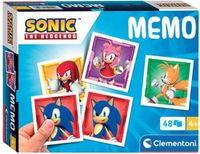 Clementoni Memory spel - Sonic - 48 Kaarten - Educatief Speelgoed - Vanaf 4 jaar