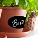 Ambiance Sticker Schoolbordsticker - uitwisbare zelfklevende muurstickers - LABELS 1 - 70x90cm