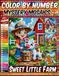 Color by Number - Sweet Little Farm - Mystery Mosaic Coloring Book - Vol. 09