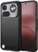 Techsuit Hoesje geschikt voor Nothing Phone (4a) Pro - Carbon Silicone Back Cover - Zwart