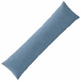 vidaXL - Kussensloop - ALMELO - Blauw - 40 x 145 cm - corduroy