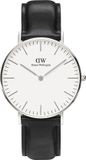 Daniel Wellington Classic Sheffield DW00100053 - 36mm - Zwart leren dameshorloge